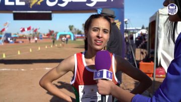 تصريح صباح الصقلي الفائزة بالبطولة الافريقية الجامعية للعدو الريفي -مراكش 2019-