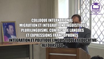 ALI OUASSOU   INTEGRATION ET POLITIQUE LINGUISTIQUE ET EDUCATIVE