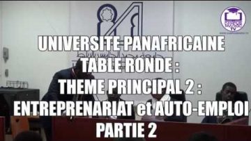 ISIDORE KAHOUI et YOUSSOUF YOUSSOUF  TABLE RONDE : ENTREPRENARIAT et AUTO EMPLOI